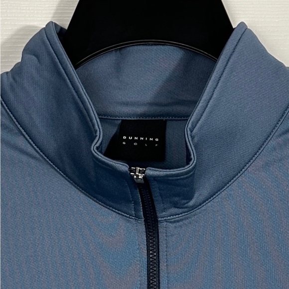 Dunning Golf size XXL gray vest, 1/4 zip, poly blend, sleeveless - Picture 4 of 12